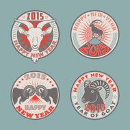 Goat badges color N2