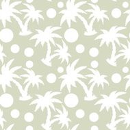 Seamless pattern with silhouettes palm trees N3