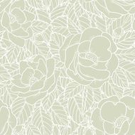 Seamless pattern with flowers roses and leafs N2
