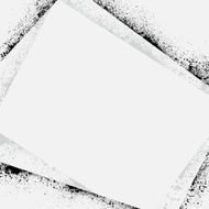 Ink blots frame shadow N2