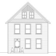 Georgian house outline
