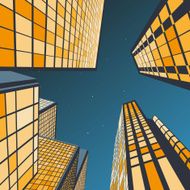 Office building hand drawn vector illustration N9