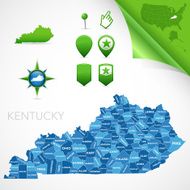 Kentucky County Map