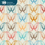 Seamless pattern of butterflies N18