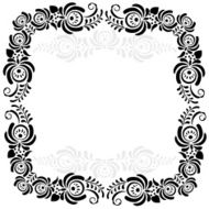 Black And White Vintage Frame N3