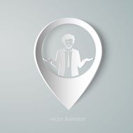 businessman web pointer icon N2