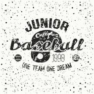 College baseball junior team emblem N4
