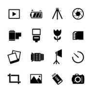 Photography icon set N2