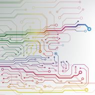 EPS10 vector circuit board background texture N15