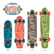 Set of prints on longboard N6