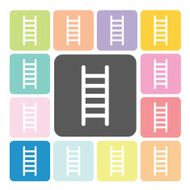 Ladder Icon color set vector illustration