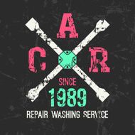 Car service wheel brace emblem N2