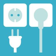 Plug and socket icon N4