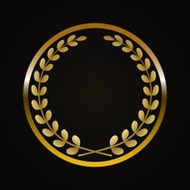 Golden Laurel Wreath N6