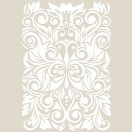 Ethnic african pattern Element design with butterfly
