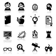 Icons set Nerds