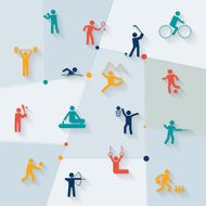 sport icons set N10