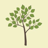 Card with tree N2