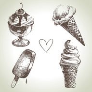 Ice cream set N5