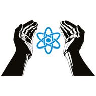 Hands with atom vector symbol N2