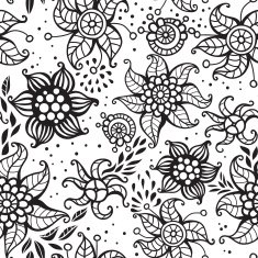 Cute floral seamless pattern N16