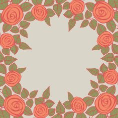 Beautiful background with roses and place for your text N2