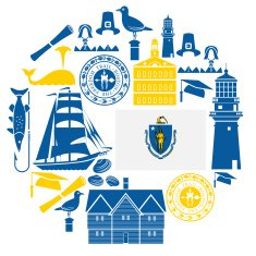 Massachusetts Icon Set N2