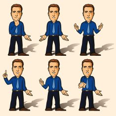 Avatar lector- character business figures