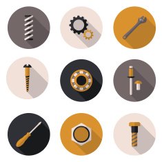 icons fasteners