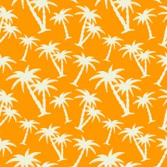Seamless pattern with silhouettes coconut palm trees N27