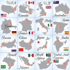 Collection of largest countries N2