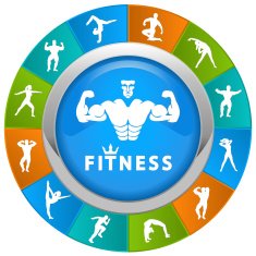 Fitness and gym icons