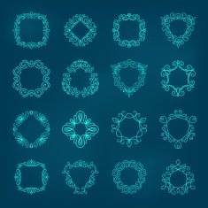 Monogram Set Illustration
