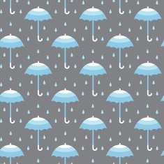 Seamless pattern with umbrellas N7