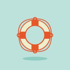 Life buoy icon