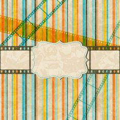 Vintage scratch background with film frame Vector Eps 10