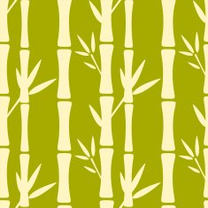 Seamless pattern with bamboo trees N15