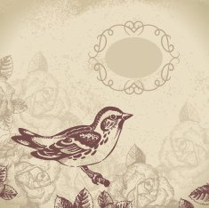 Retro floral background N26