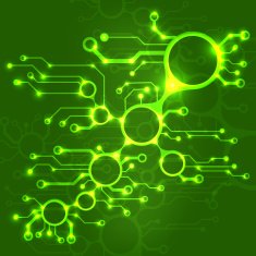 EPS10 vector circuit board background texture N13