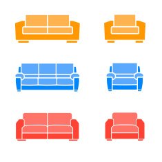 Set of sofas and armchairs N8