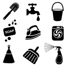 Cleaning Icons N16