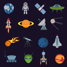 Space and Astronomy Icons N5