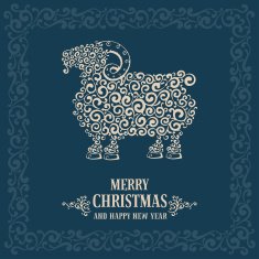 christmas greeting card N215