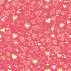 Seamless texture with hearts valentine's day
