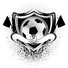 Grunge Soccer Shield
