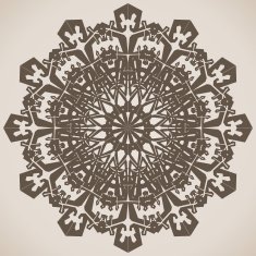 Intricate Twelve-armed Star