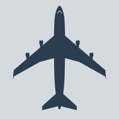 Airplanes icons Vector illustration on gray background