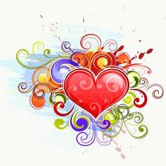 Composition with heart