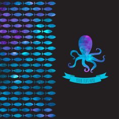 card with octopus N2