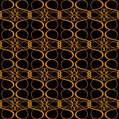 Abstract seamless pattern in black and gold
